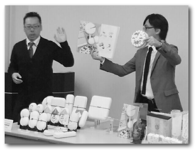 熱絞り紙容器 まゆ玉